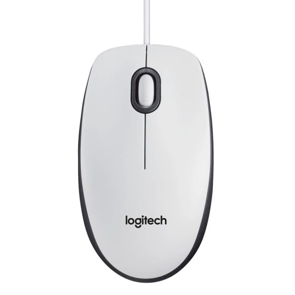 Logitech 910-006764 M100 Beyaz Kablolu Mouse ürün görseli 1