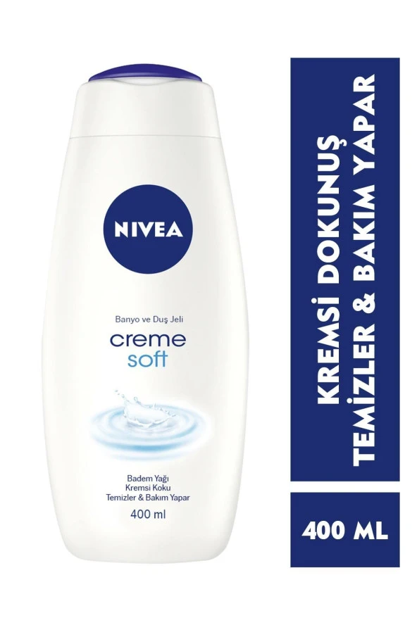 Nivea Creme Soft Duş Jeli 400 ml - Resim 2