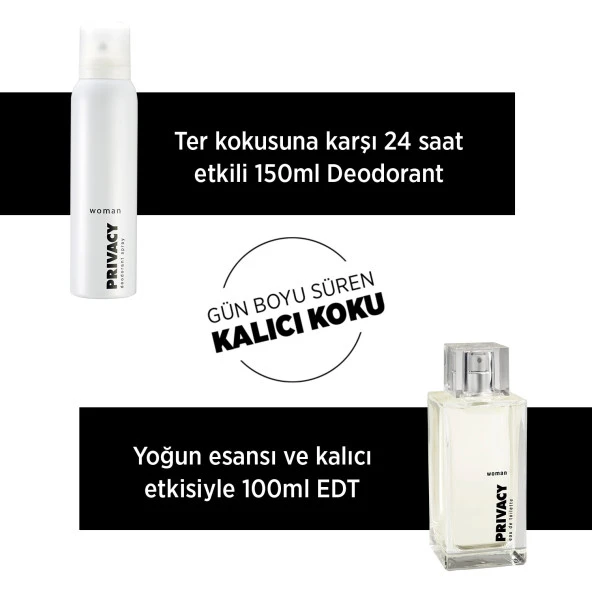 Privacy Klasik Edt 100 ml Bayan Parfümü - Resim 5