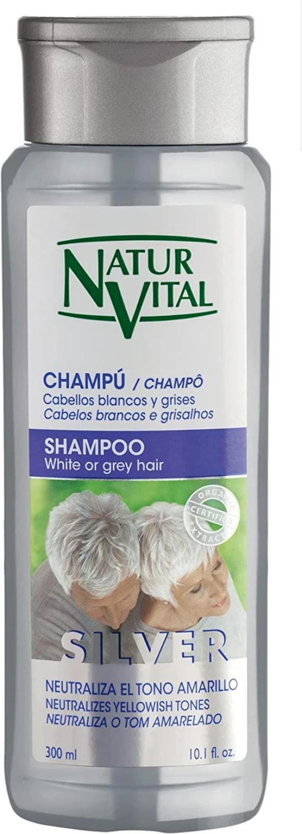 Natur Vital Silver Blueberry Turunculaşma Karşıtı Mor Şampuan 300ml Doğal Cila ürün görseli 1