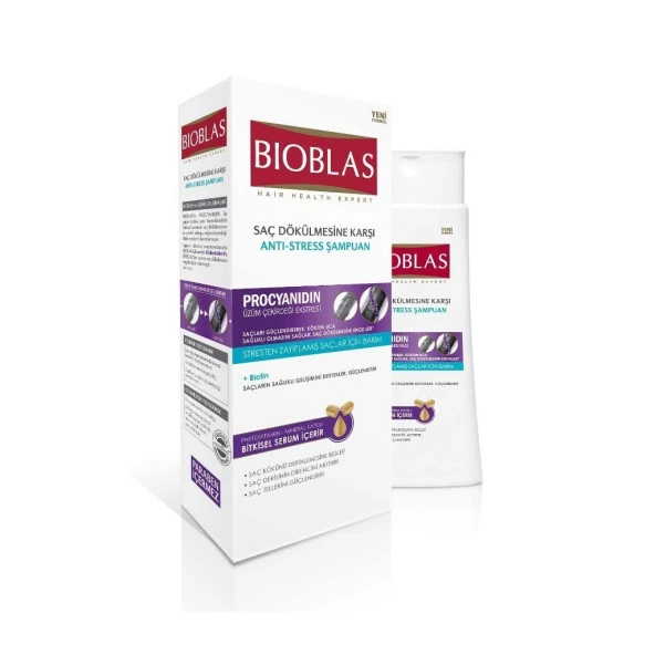 Bioblas Saç Dökülmelerine Karşı Anti-Stres Şampuan 400 ML ürün görseli 1
