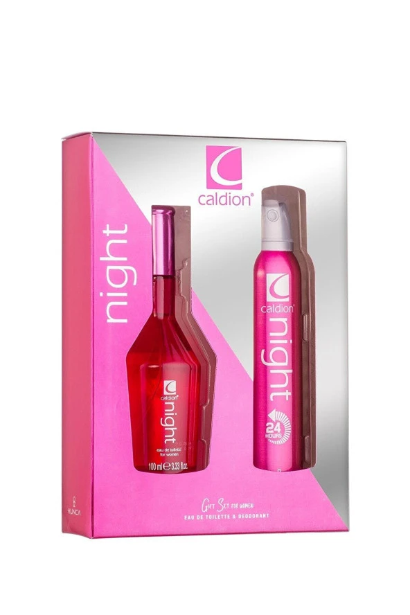 Caldion Night Set Edt 100ml + 150 ml Deodorant Bayan Parfümü ürün görseli 1