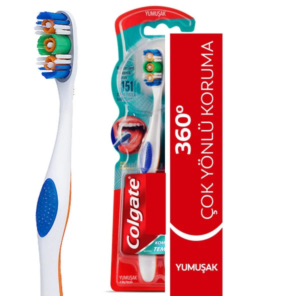 Colgate 360 Special Edition Komple Ağız Temizliği Yumuşak Diş Fırçası ürün görseli 1
