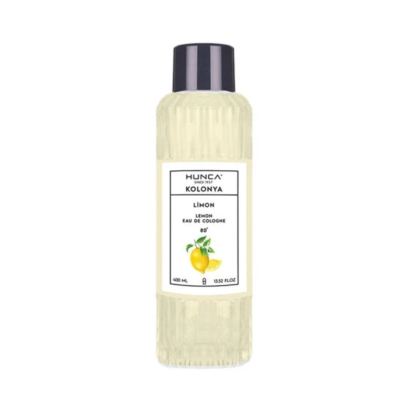 Hunca Kolonya Limon 400 Ml 80 Derece Pet ürün görseli 1