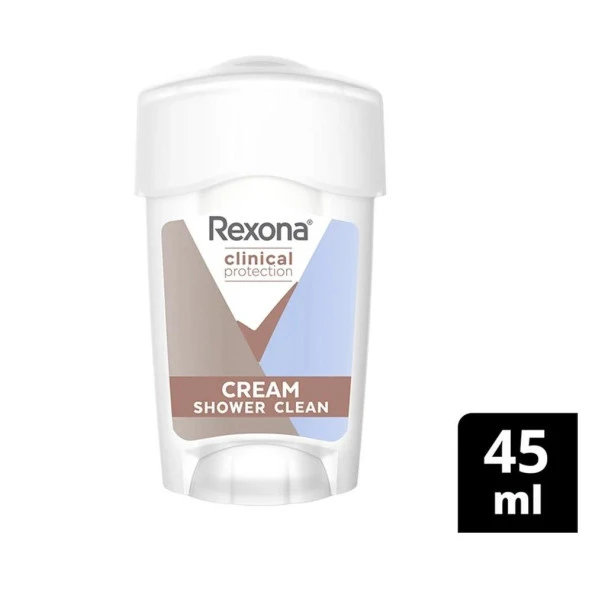 Rexona Clinical Protection Shower Clean Ter Önleyici 45ml ürün görseli 1