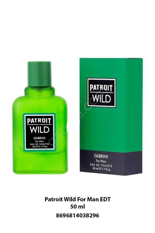 Gabrini Patroit Wild For Man EDT 50 Ml ürün görseli 1