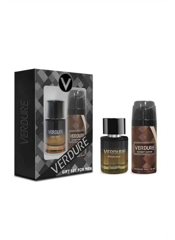 Verdure Sunset Safari 100 Ml Edp + 150 ml Deodorant Erkek ürün görseli 1