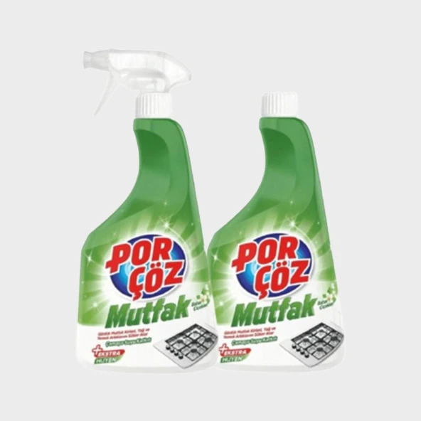Porçöz Mutfak 750 Ml + 750 Ml Çamaşır Suyu Katkılı Kir Sökücü Bahar Çiçekleri ürün görseli 1