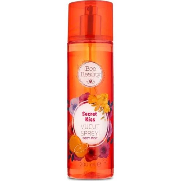 Bee Beauty Body Mist Vücut Spreyi 200 Ml Secret Kiss ürün görseli 1