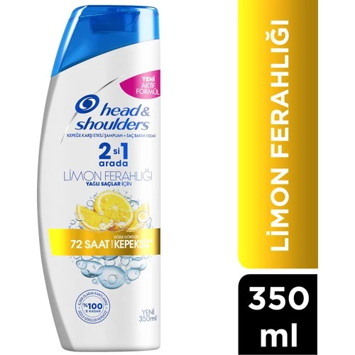 Head Shoulders 2 IN 1 Şampuan 350 ml Limon Ferahlığı ürün görseli 1