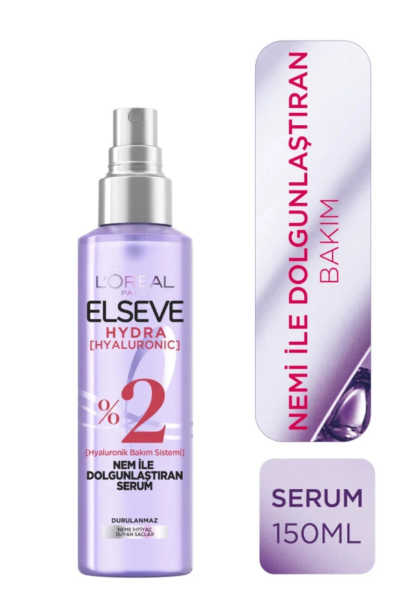 Loréal Paris Elseve Hydra [hyaluronic] Nem ile Dolgunlaştıran Serum 150ML ürün görseli 1