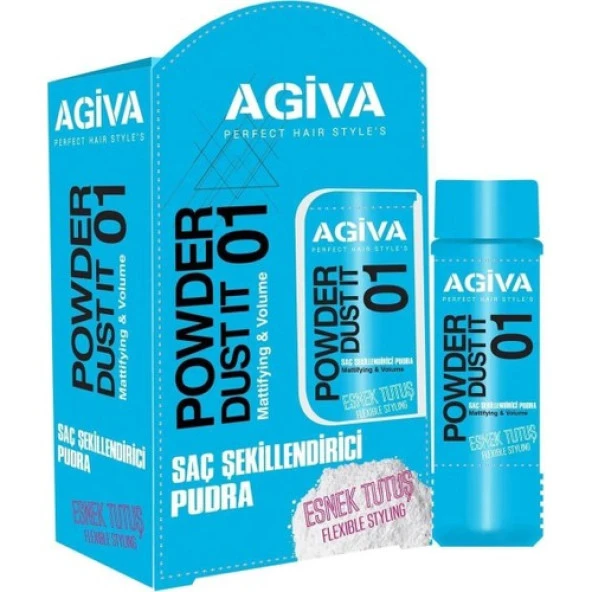 Agiva Güçlü Şekillendirme 01 Toz Wax 20 gr Esnek Tutuş Dolgun Görünüm ürün görseli 1