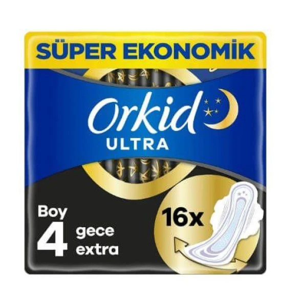 Orkid Platinum Gece Hijyenik Ped 16  lı  - No 4 ürün görseli 1
