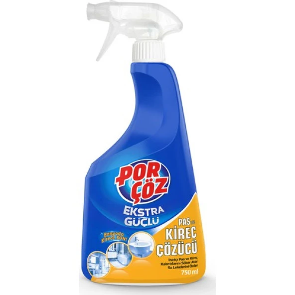 Porçöz Pas ve Kireç Çözücü 750 Ml Sprey ürün görseli 1