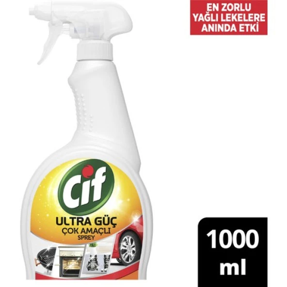 Cif Ultra Güç Çok Amaçlı Sprey 1000 Ml ürün görseli 1