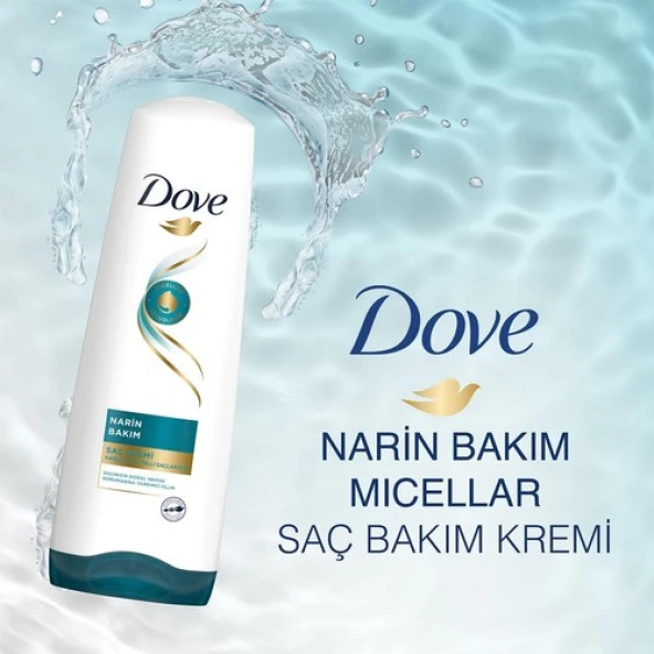 Dove Saç Kremi 350 ml Narin Bakım - Resim 4