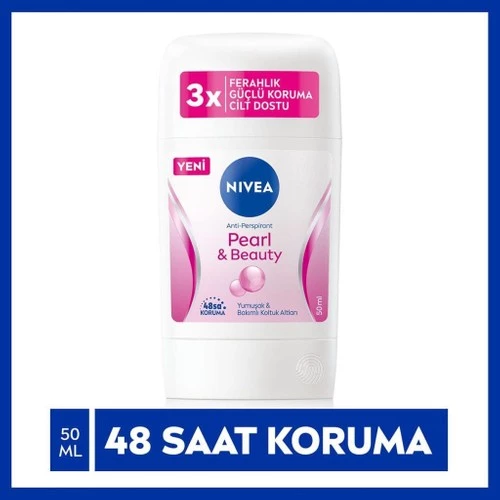 Nivea Stick Kadın Pearl Beauty 50 Ml ürün görseli 1