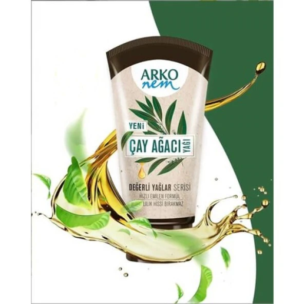 Arko Nem Çay Ağacı Yağı Krem 60 Ml Değerli Yağlar Serisi ürün görseli 1