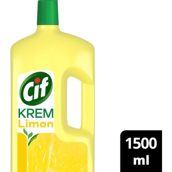 Cif Krem 1500 Ml Limon Kokulu Yüzey Temizleyici ürün görseli 1