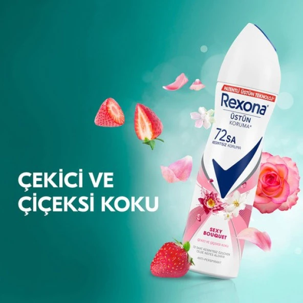 Rexona Deodorant Sexy Bouquet 150 Ml 72SA - Resim 5