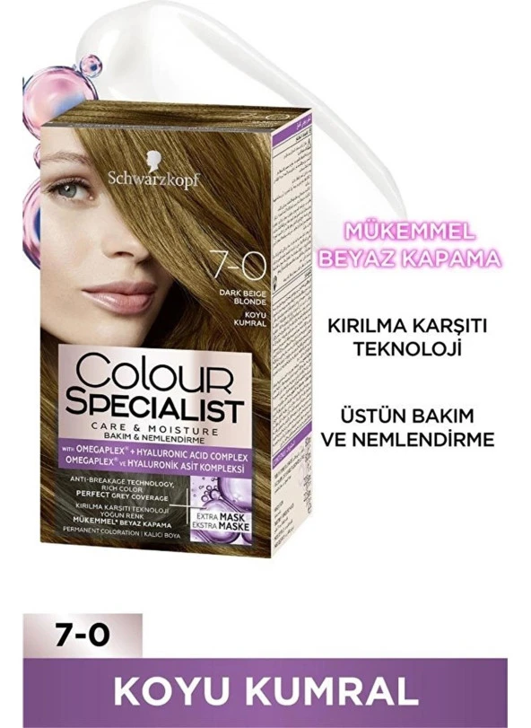 Schwarzkopf Colour Specialist Saç Boyası 7.0 Koyu Kumral ürün görseli 1