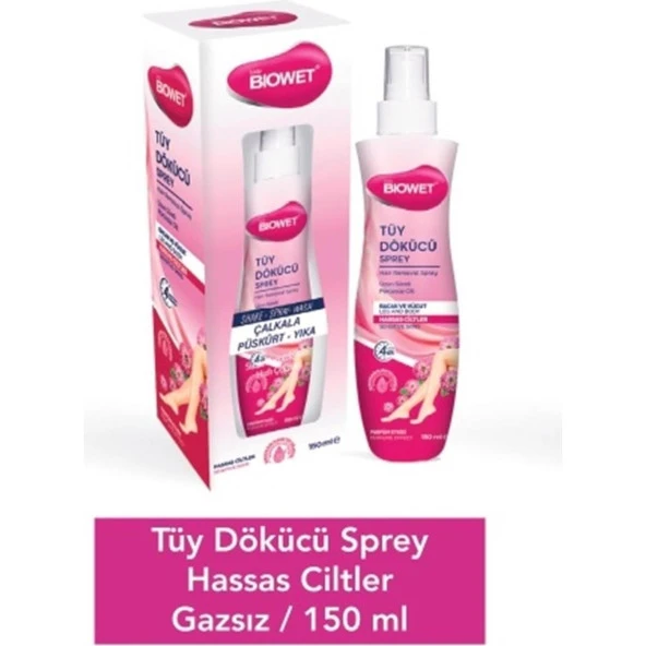 Biowet Tüy Dökücü Sprey 150 Ml Hassas ürün görseli 1