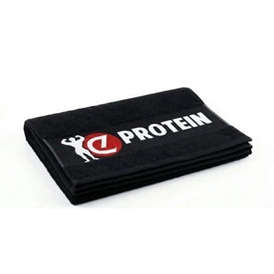 Eprotein Fitness Antrenman Havlusu Siyah Kırmızı Logolu ürün görseli 1