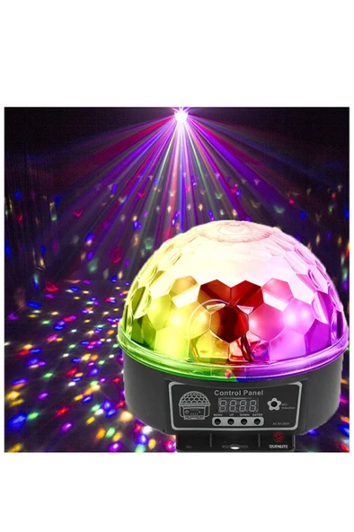 Quenlite QX-61 RGBW DMX512 Sahne Küre Led Işık Sistemi 6x1W Disko Işığı ürün görseli 1