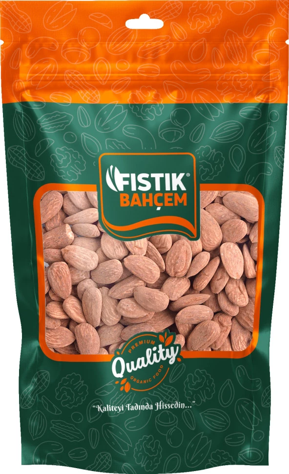 Fıstık Bahçem Badem İçi Tuzlu Kavrulmuş Yerli 500 Gr ürün görseli 1