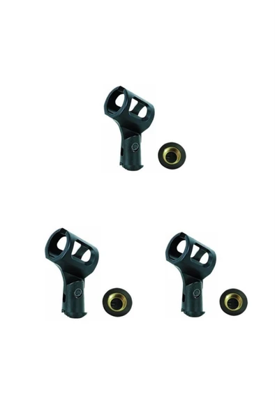 Lastvoice Mt-24x 3'lü Mikrofon Tutacağı ( Mikrofon Kelepçesi ) ürün görseli 1