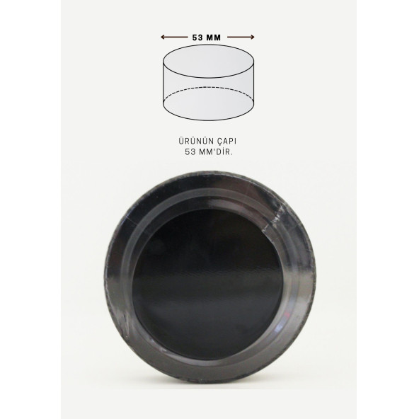 Standart Kavanoz Güvenlik Emniyet Bandı 100 Adet, 52-53mm Ağız Çapına Uygun,90x30mm Boyut, Baskısız - Resim 4