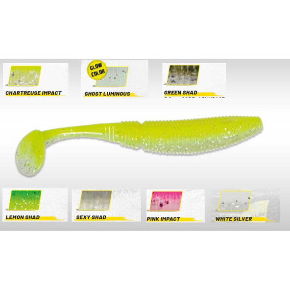 Herakles Ghost Shad 7.5 cm 8li Paket Silikon Yem ürün görseli 1
