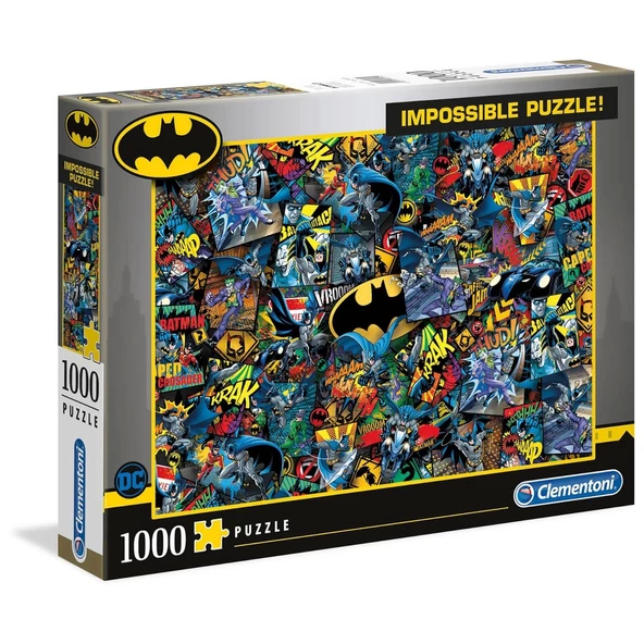 Clementoni - 1000 Parça Batman Yetişkin Puzzle - Impossible ürün görseli 1