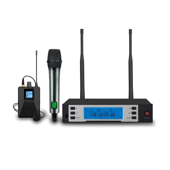 Camimarket C-2200EY UHF Kablosuz El ve Yaka Mikrofonu ürün görseli 1
