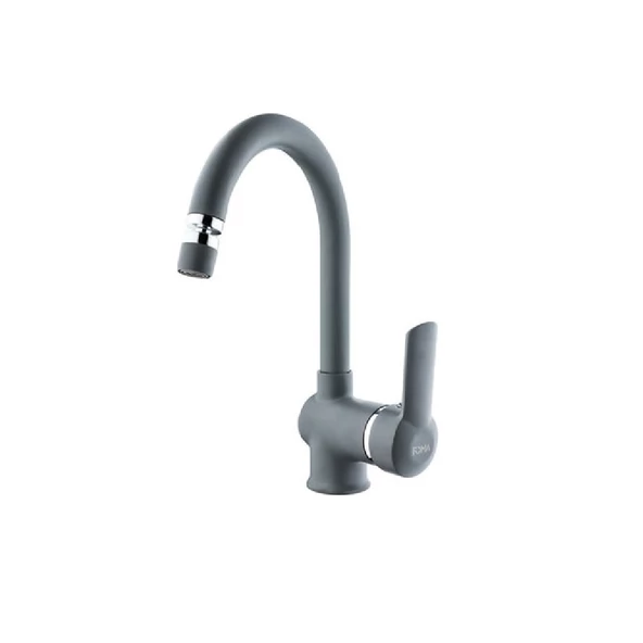 Foma Vista Grey Kuğu Lavabo Bataryası Antrasit Gri 1024Ag ürün görseli 1