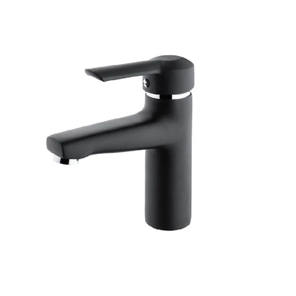 Foma Vista Black Lavabo Bataryası Mat Siyah 1022Vb ürün görseli 1