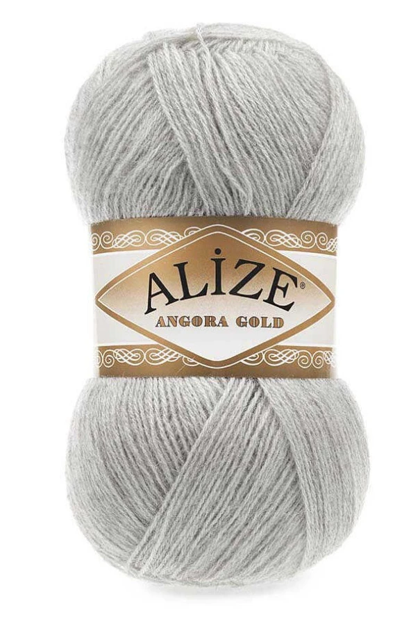 Alize Angora Gold Örgü İpi - Duman - 1 Adet - ( Renk Kodu : 652 ) ürün görseli 1