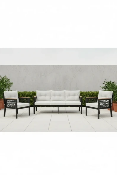 adımshops 3+1+1 MELİSA Balkon-bahçe-kafe Çay Seti Koltuk Oturma Takımı-oturma Grubu,ofis Koltuğu ürün görseli 1