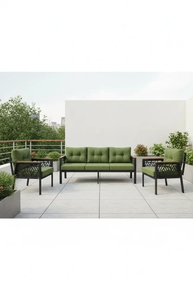 adımshops 3+1+1 MELİSA Balkon-bahçe-kafe Çay Seti Koltuk Oturma Takımı-oturma Grubu,ofis Koltuğu ürün görseli 1