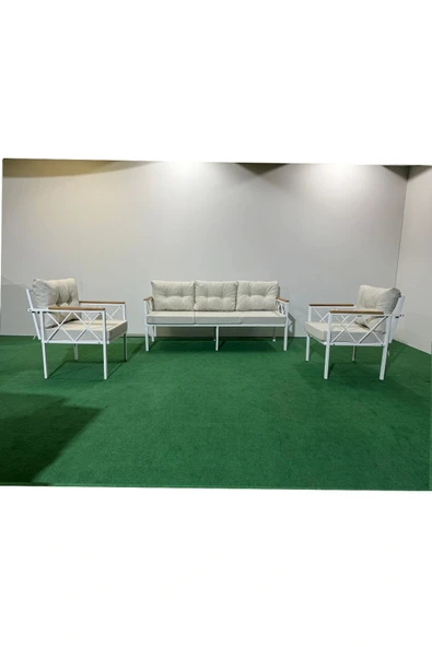 adımshops 3+1+1 Beyazprofil Bahçe,balkon,teras,cafe,çay Seti,oturma Grubu,koltuk Takımı,ofis Koltuğu ürün görseli 1
