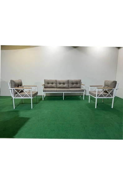 adımshops 3+1+1 Beyazprofil Bahçe,balkon,teras,cafe,çay Seti,oturma Grubu,koltuk Takımı,ofis Koltuğu ürün görseli 1