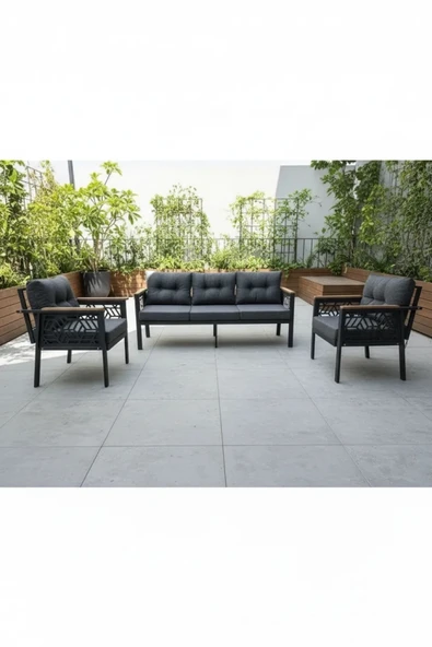 adımshops 3+1+1 MELİSA Balkon-bahçe-kafe Çay Seti Koltuk Oturma Takımı-oturma Grubu,ofis Koltuğu ürün görseli 1