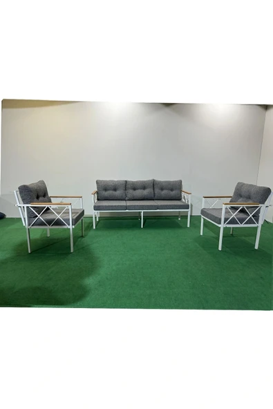 adımshops 3+1+1 Beyazprofil Bahçe,balkon,teras,cafe,çay Seti,oturma Grubu,koltuk Takımı,ofis Koltuğu ürün görseli 1
