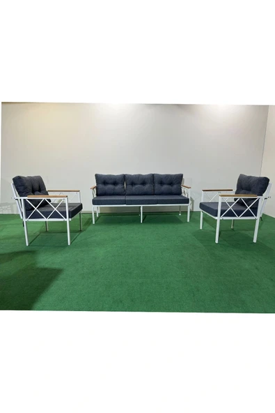 adımshops 3+1+1 Beyazprofil Bahçe,balkon,teras,cafe,çay Seti,oturma Grubu,koltuk Takımı,ofis Koltuğu ürün görseli 1