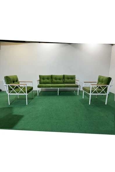 adımshops 3+1+1 Beyazprofil Bahçe,balkon,teras,cafe,çay Seti,oturma Grubu,koltuk Takımı,ofis Koltuğu ürün görseli 1