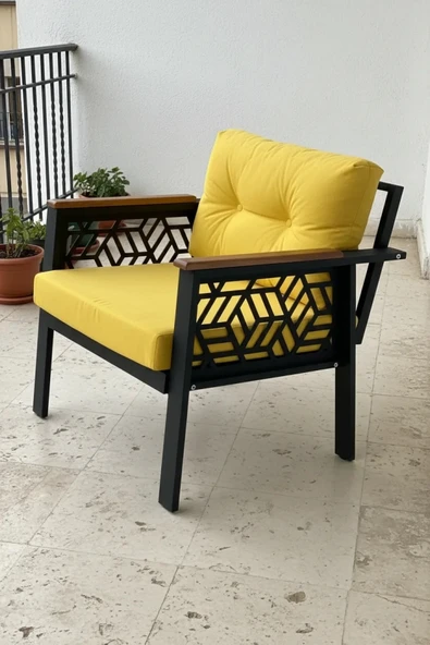 adımshops MELİSA Balkon-bahçe-kafe Çay Seti Koltuk Oturma Takımı-oturma Grubu,ofis Koltuğu tekli ürün görseli 1
