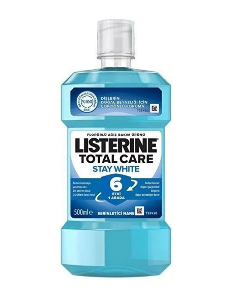 Listerine Ağız Bakım Suyu Stay White 500 ml ürün görseli 1