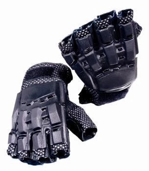 YARIM PARMAK PAINTBALL ELDIVENI SIYAH - Resim 2