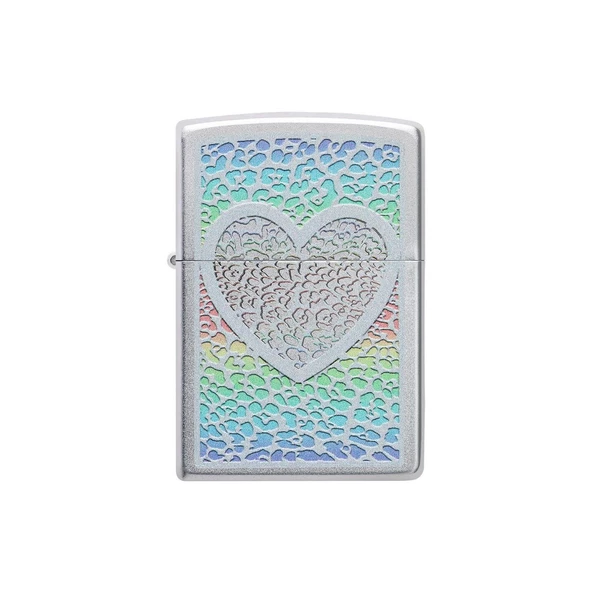 Zippo Çakmak 49780 Heart Design - Resim 3