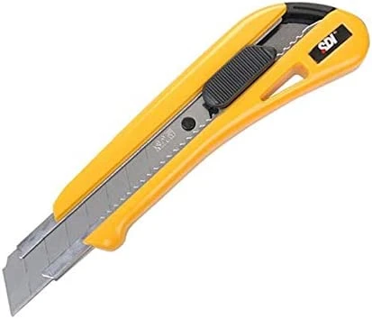 SDI Geniş Otomatik Kilitlemeli Maket Bıçağı Sarı / 3050C ürün görseli 1